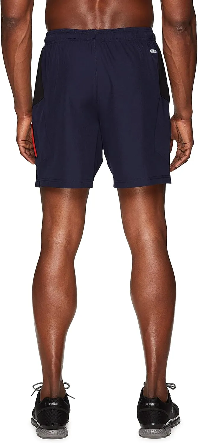 RBX Active Men's 9-Inch Inseam Stretch Woven Athletic Basketball Gym Shorts with Pockets