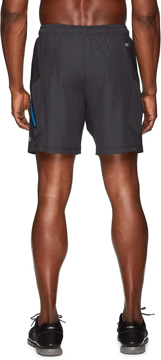 RBX Active Men's 9-Inch Inseam Stretch Woven Athletic Basketball Gym Shorts with Pockets