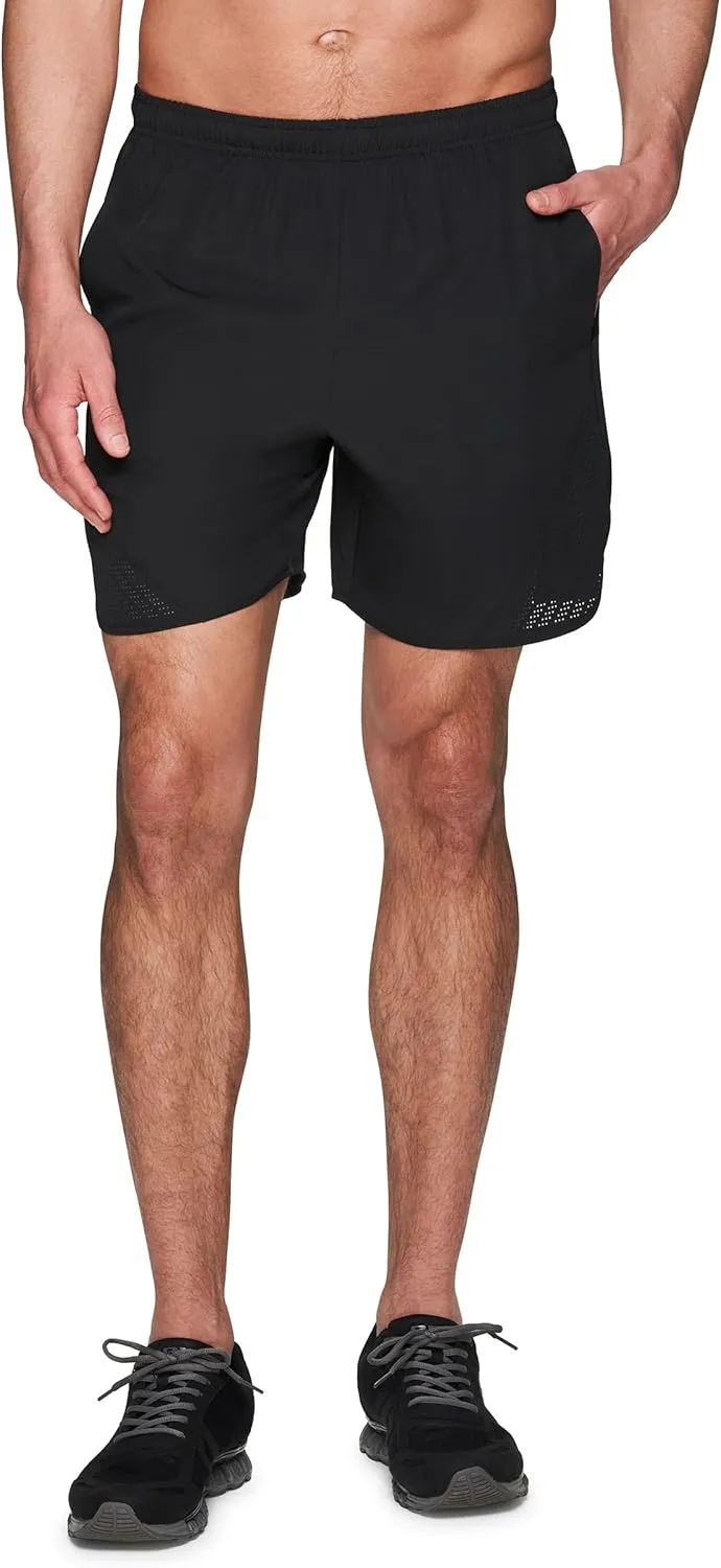 RBX Active Men's 9-Inch Inseam Stretch Woven Athletic Basketball Gym Shorts with Pockets
