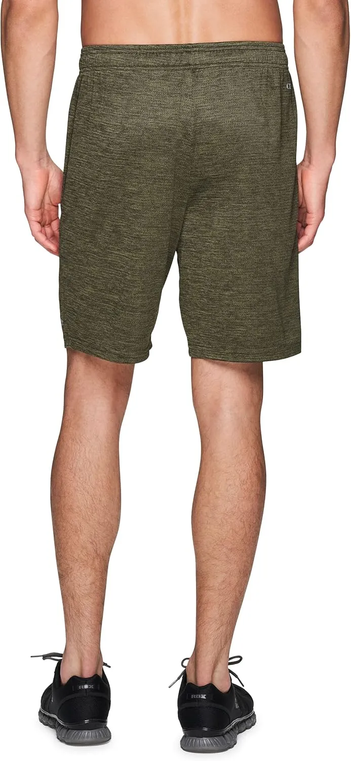 RBX Active Men's 9-Inch Inseam Workout Running Gym Athletic Basketball Shorts with Pockets