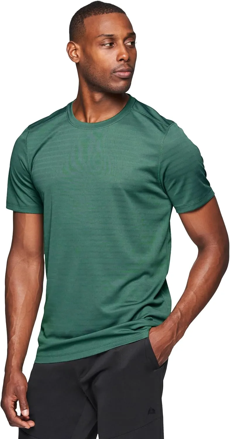 RBX Active Men's Athletic Performance Workout Gym Running Short Sleeve Crewneck T-Shirt