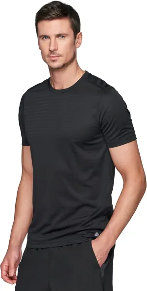 RBX Active Men's Athletic Performance Workout Gym Running Short Sleeve Crewneck T-Shirt