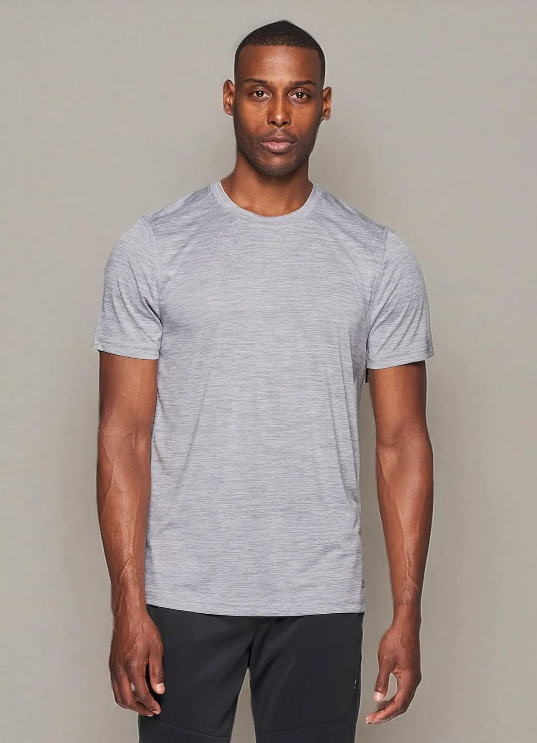 RBX Active Men's Athletic Performance Workout Gym Running Short Sleeve Crewneck T-Shirt
