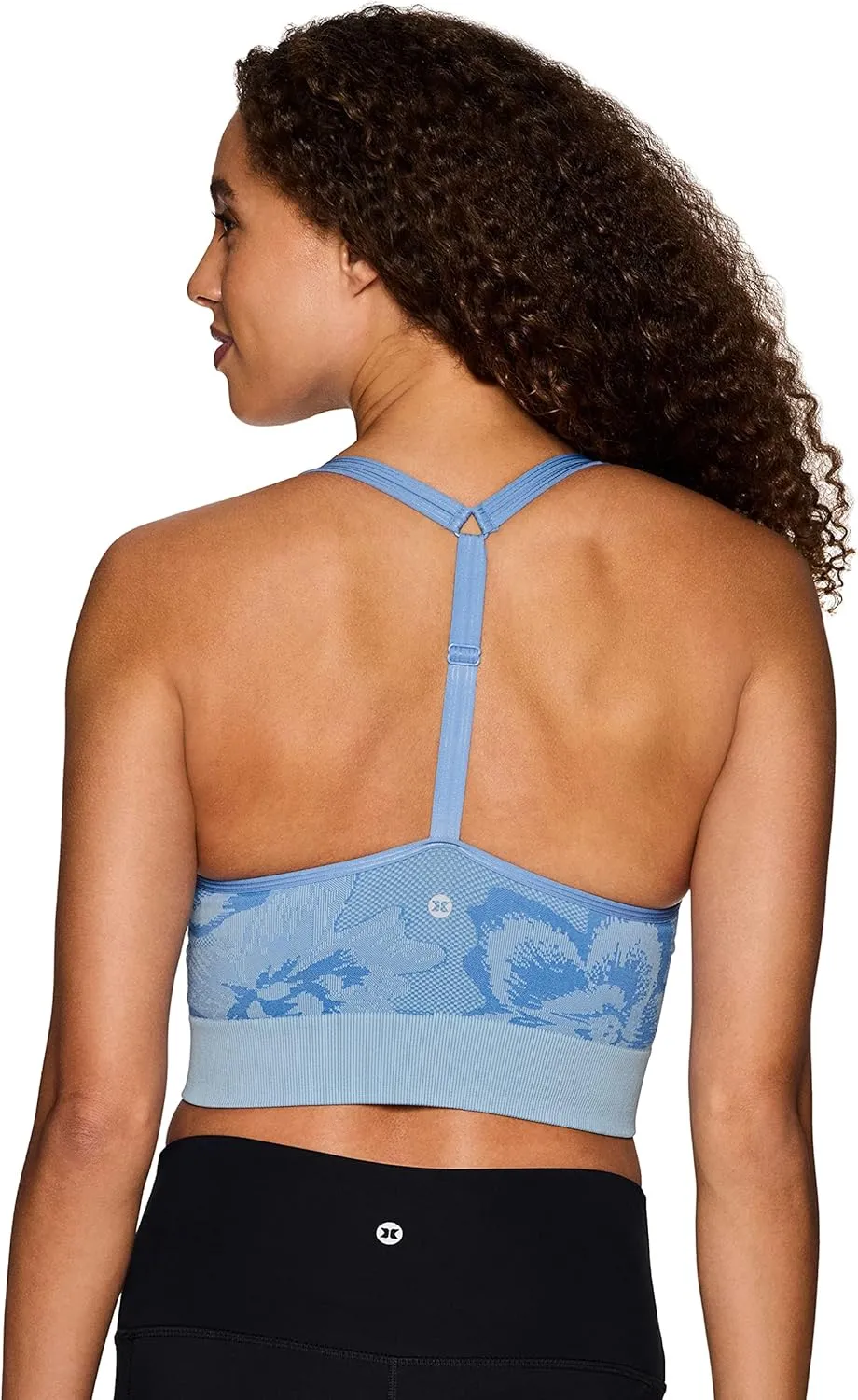 RBX Active Women's Athletic Fashion Racerback Seamless Low Impact Workout Sports Bra