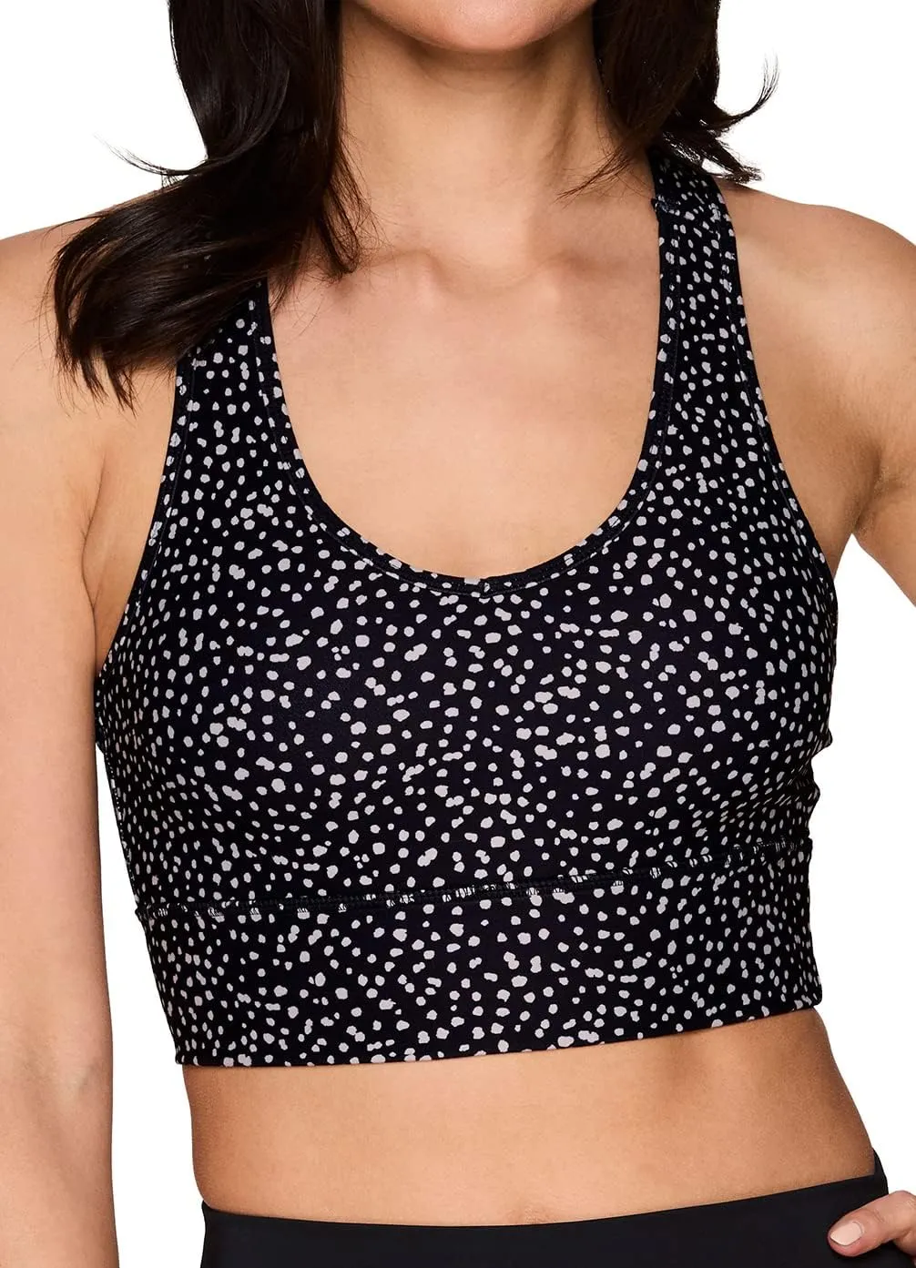 RBX Active Women's Athletic Fashion Racerback Seamless Low Impact Workout Sports Bra