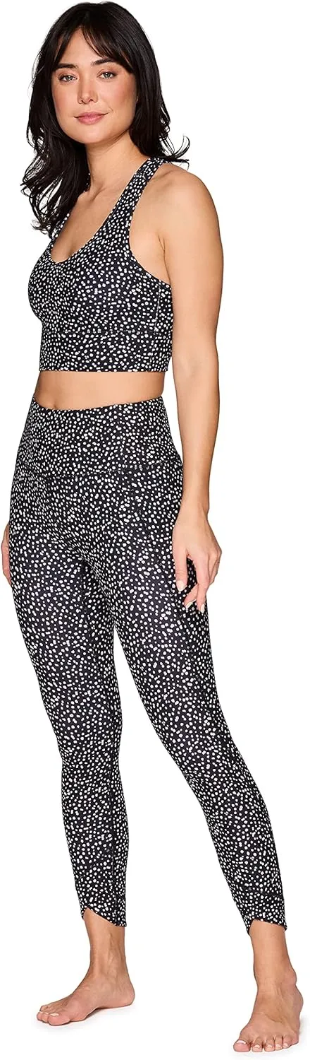 RBX Active Women's Athletic Fashion Racerback Seamless Low Impact Workout Sports Bra
