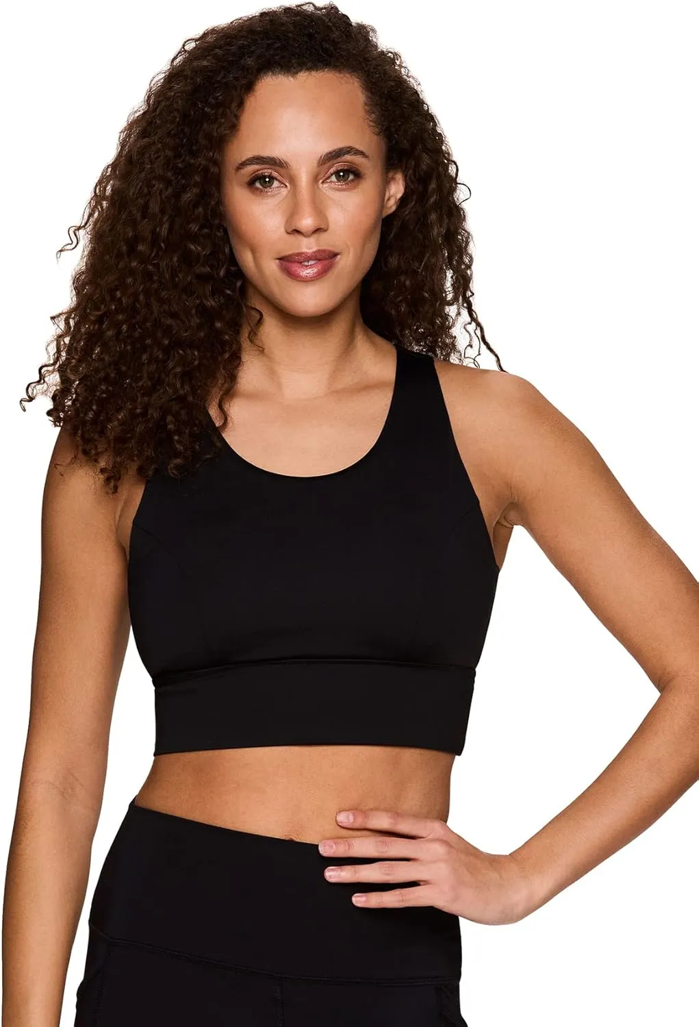 RBX Active Women's Fashion Strappy Seamless Low Impact Workout Sports Bra