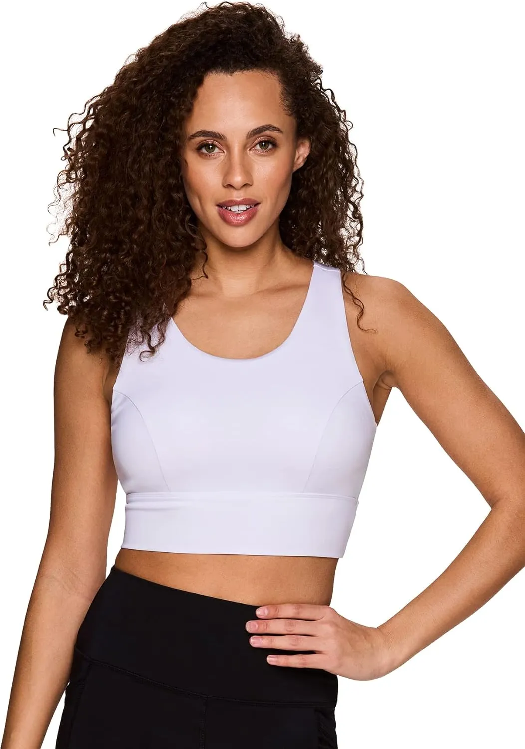 RBX Active Women's Fashion Strappy Seamless Low Impact Workout Sports Bra