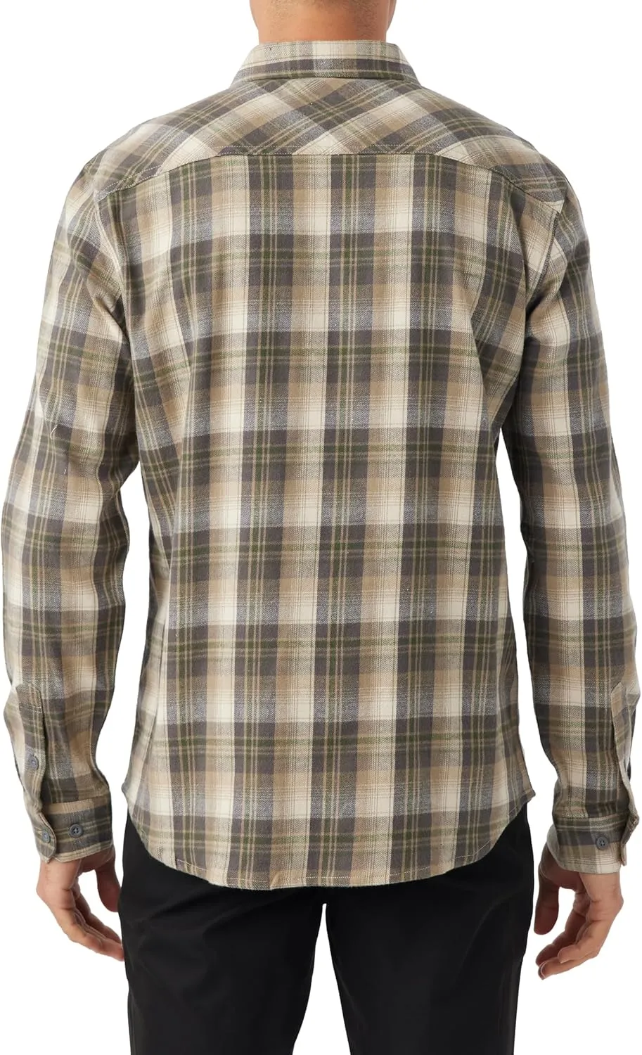 REDMOND PLAID STRETCH FLANNEL LONG SLEEVE SHIRT