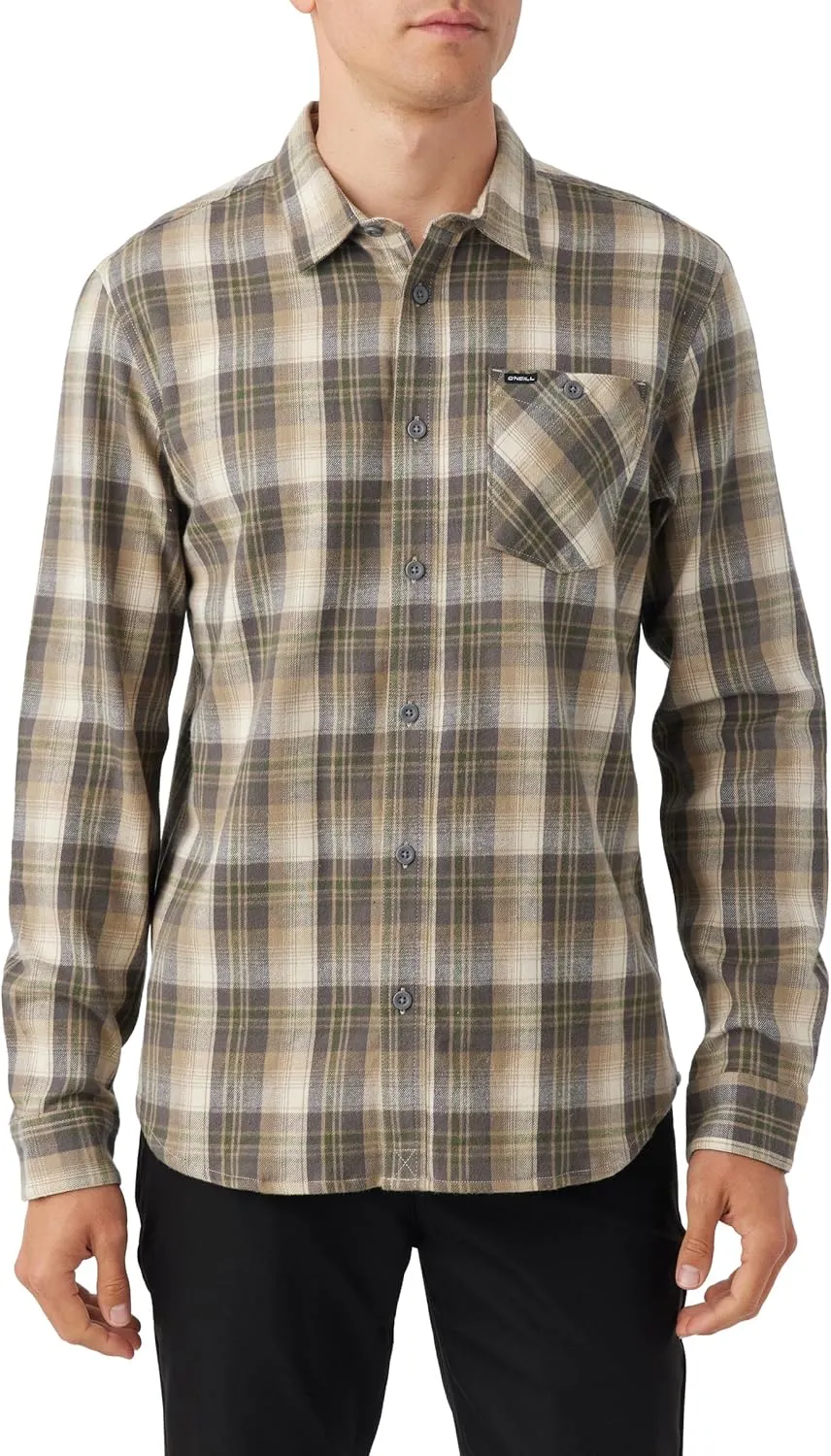 REDMOND PLAID STRETCH FLANNEL LONG SLEEVE SHIRT