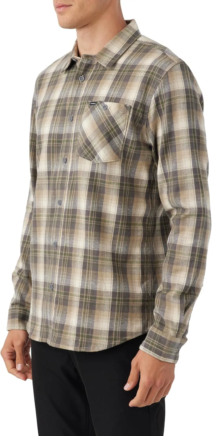 REDMOND PLAID STRETCH FLANNEL LONG SLEEVE SHIRT