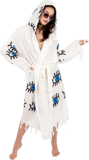 Robes for Women 100% Cotton Turkish Cotton Bathrobe for Men and Women