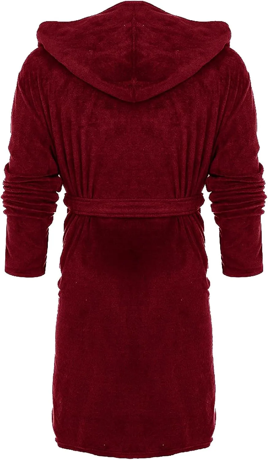 Robes for Women Gown Floral Fruit Print Warm Bathrobe Long Towel Robe with Pocket Cozy Robes for Women Thick Women