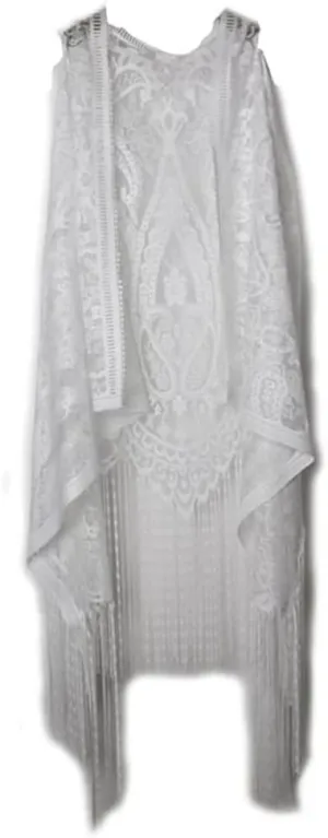 Sexy Lace Cardigan Women Vest Casual Hollow Out Perspective Plus Size Irregular Long Beach Elegant Tops Waistcoat