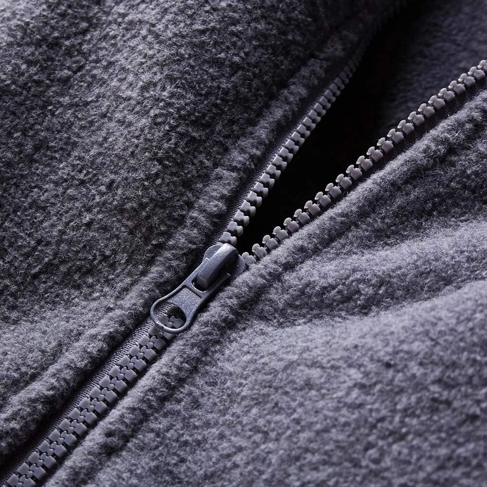 Spring&Gege Youth Solid Full-Zip Polar Fleece Jacket for Children