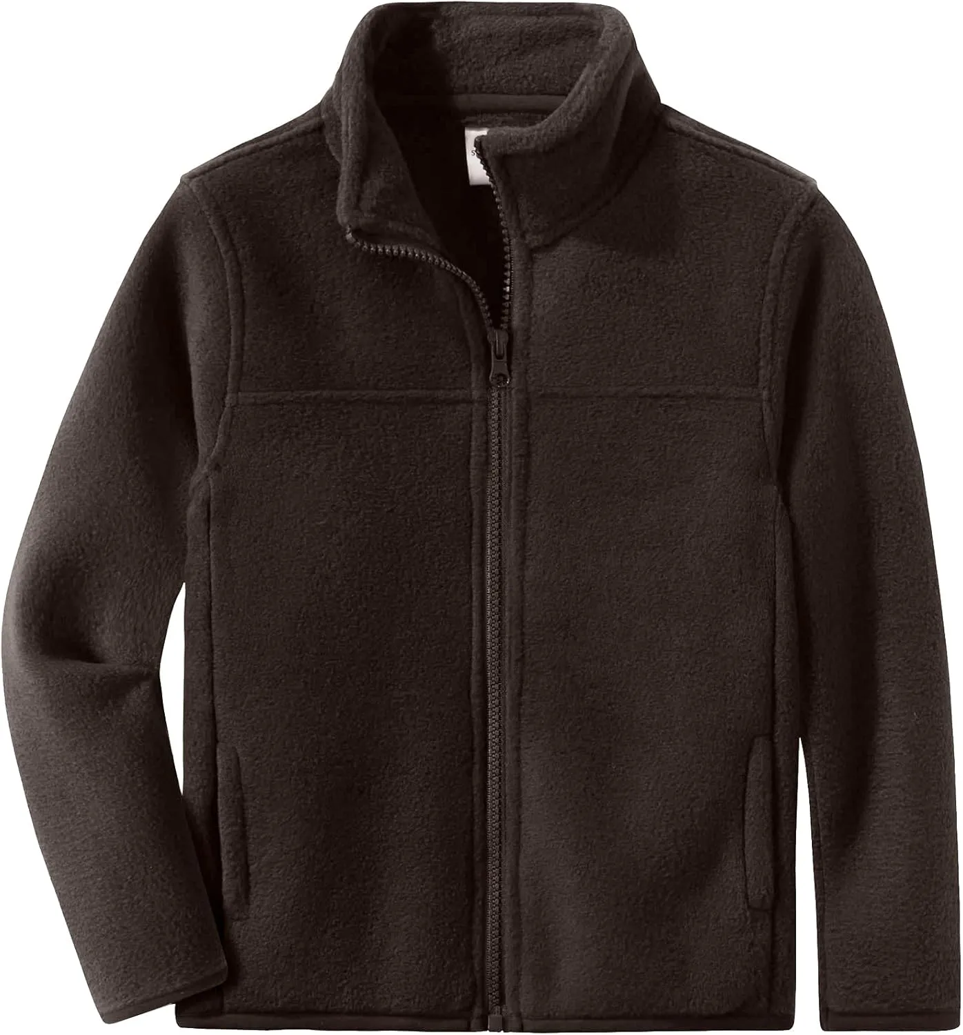 Spring&Gege Youth Solid Full-Zip Polar Fleece Jacket for Children