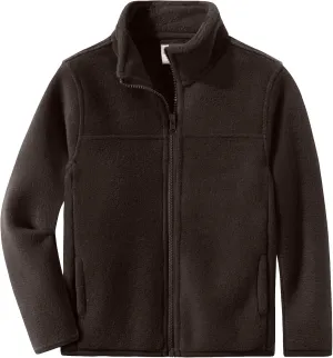 Spring&Gege Youth Solid Full-Zip Polar Fleece Jacket for Children