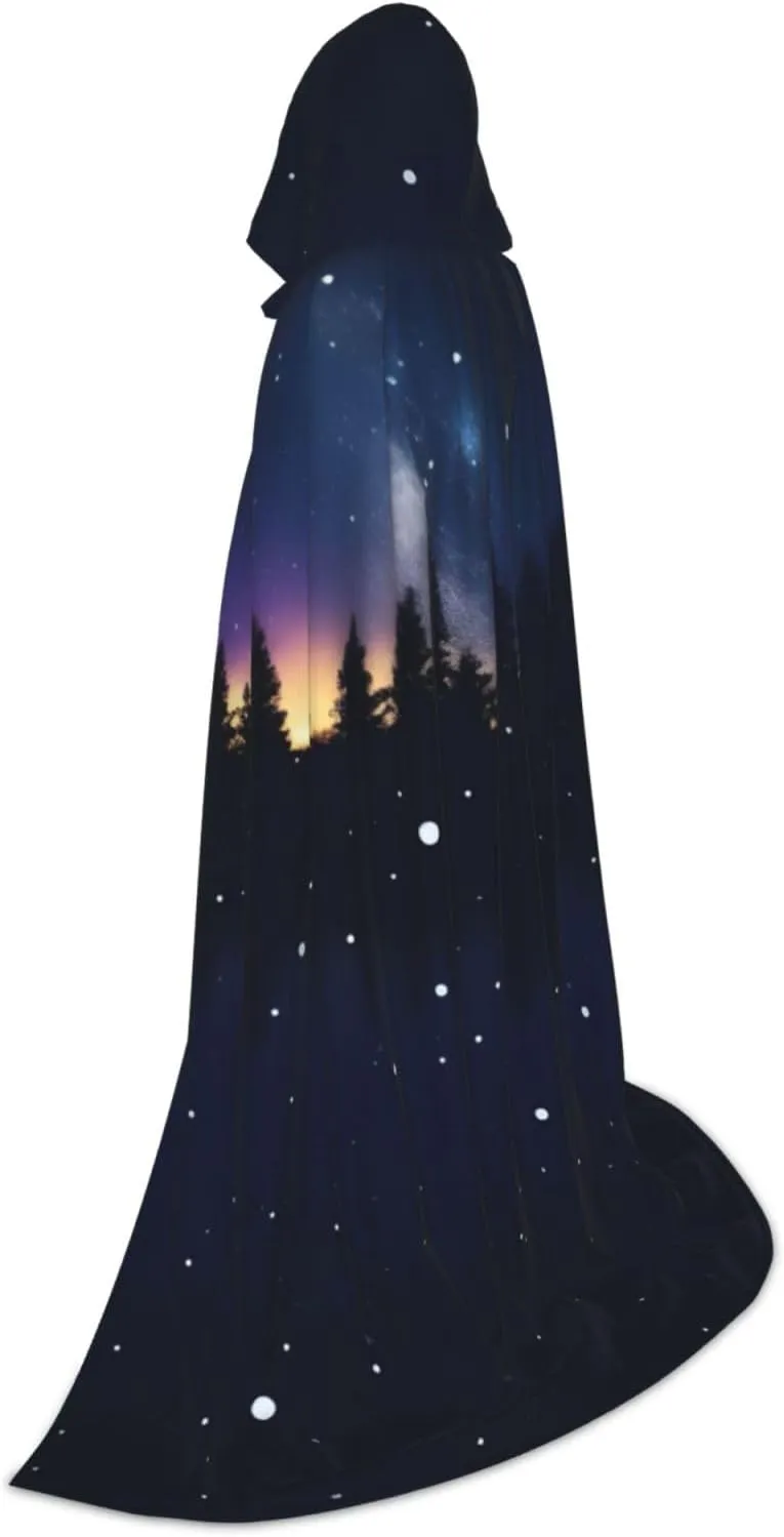 Starry divination Hooded Cloak  Role Play Costume Cosplay  Versatile Christmas, Halloween, Easter, Party Cape Robe