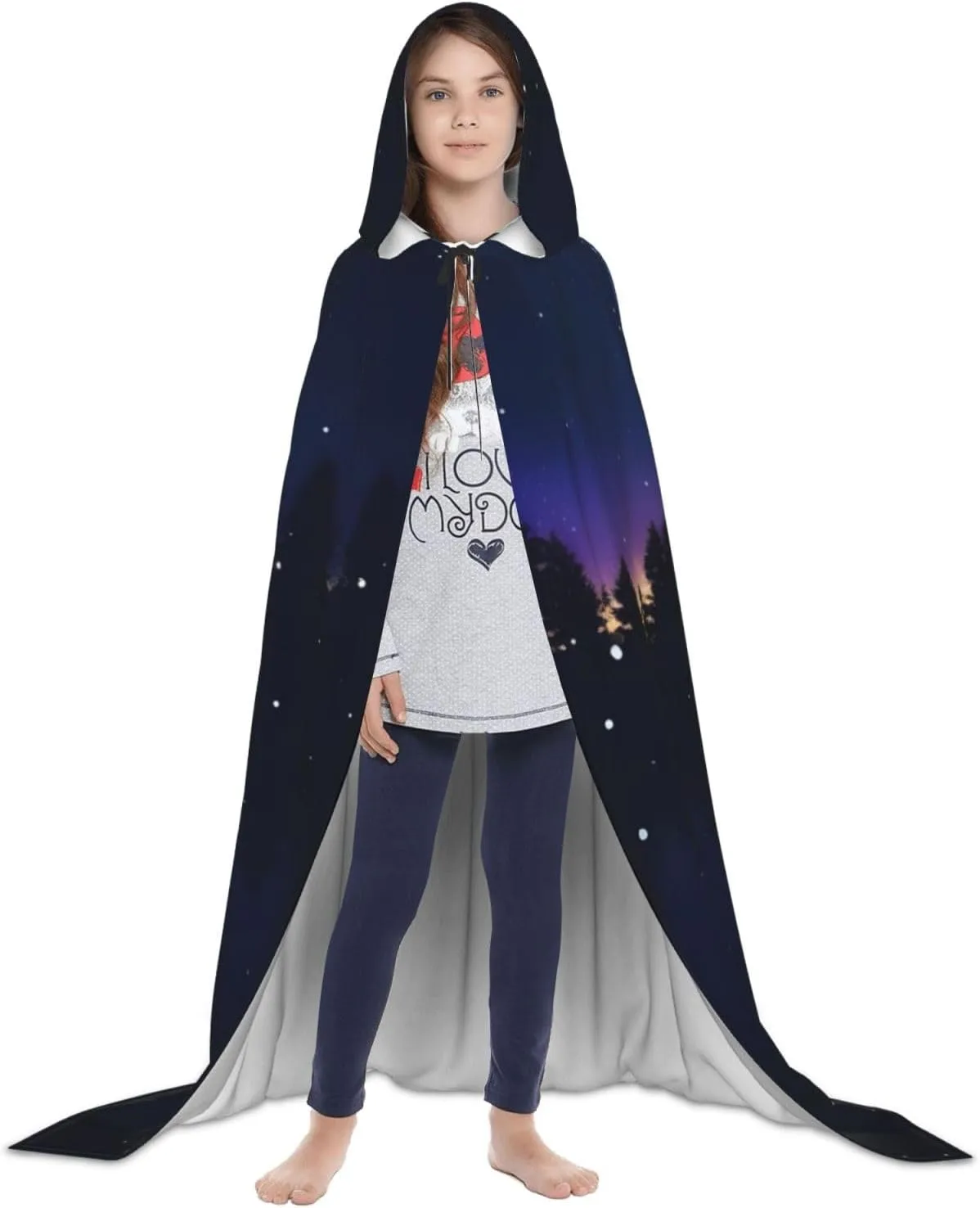 Starry divination Hooded Cloak  Role Play Costume Cosplay  Versatile Christmas, Halloween, Easter, Party Cape Robe