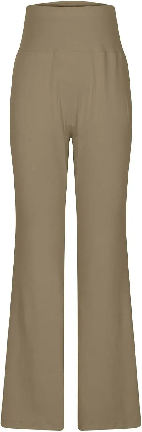 Stockings for Ladies Fall Summer Sport Athletic Yoga High Cut Flare Wide Leg Pants Leggings Stockings Women 2025