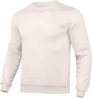 Sweatshirts for Mens Solid Color Crew Neck Fleece Casual Comfy Loose Pullover Long Sleeve Tops Trendy Preppy Clothes