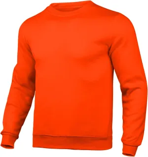 Sweatshirts for Mens Solid Color Crew Neck Fleece Casual Comfy Loose Pullover Long Sleeve Tops Trendy Preppy Clothes