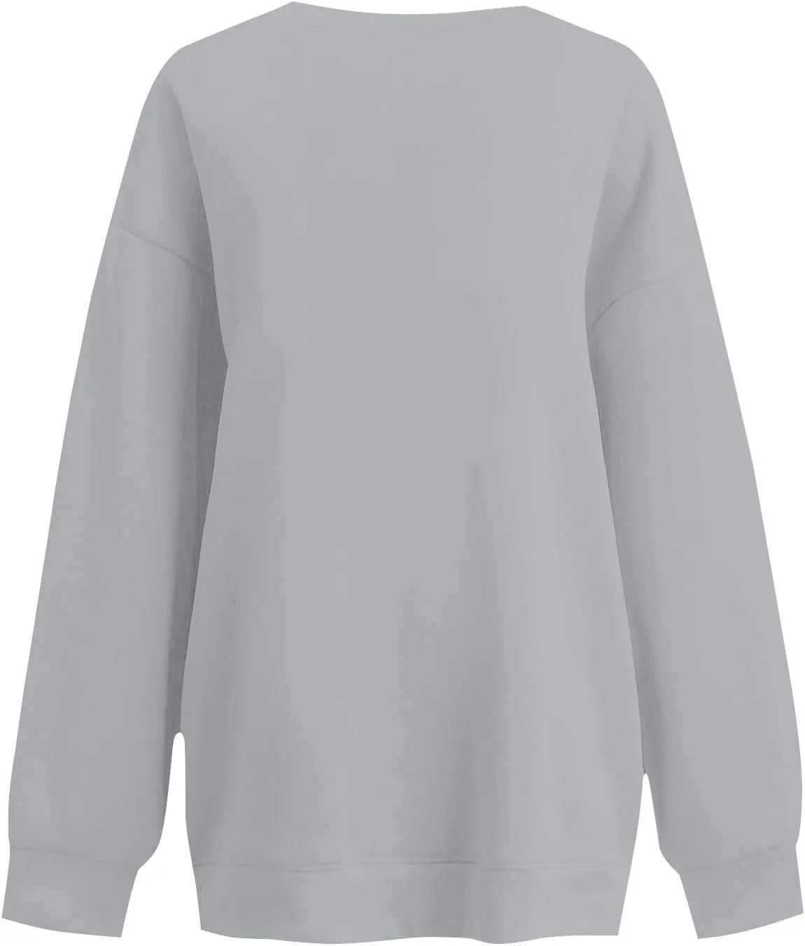 Sweatshirts for Women Plus Size Fleece Crewneck Sweatshirt Oversized Long Sleeve Preppy Pullover Casual Sweat Shirts