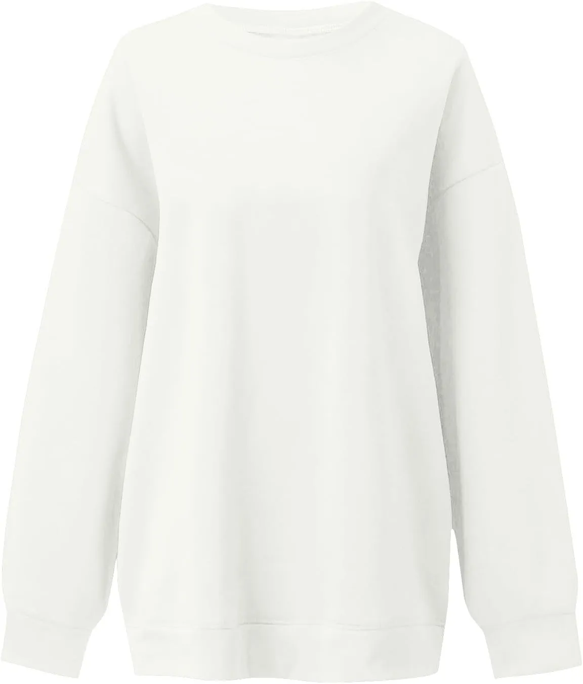 Sweatshirts for Women Plus Size Fleece Crewneck Sweatshirt Oversized Long Sleeve Preppy Pullover Casual Sweat Shirts