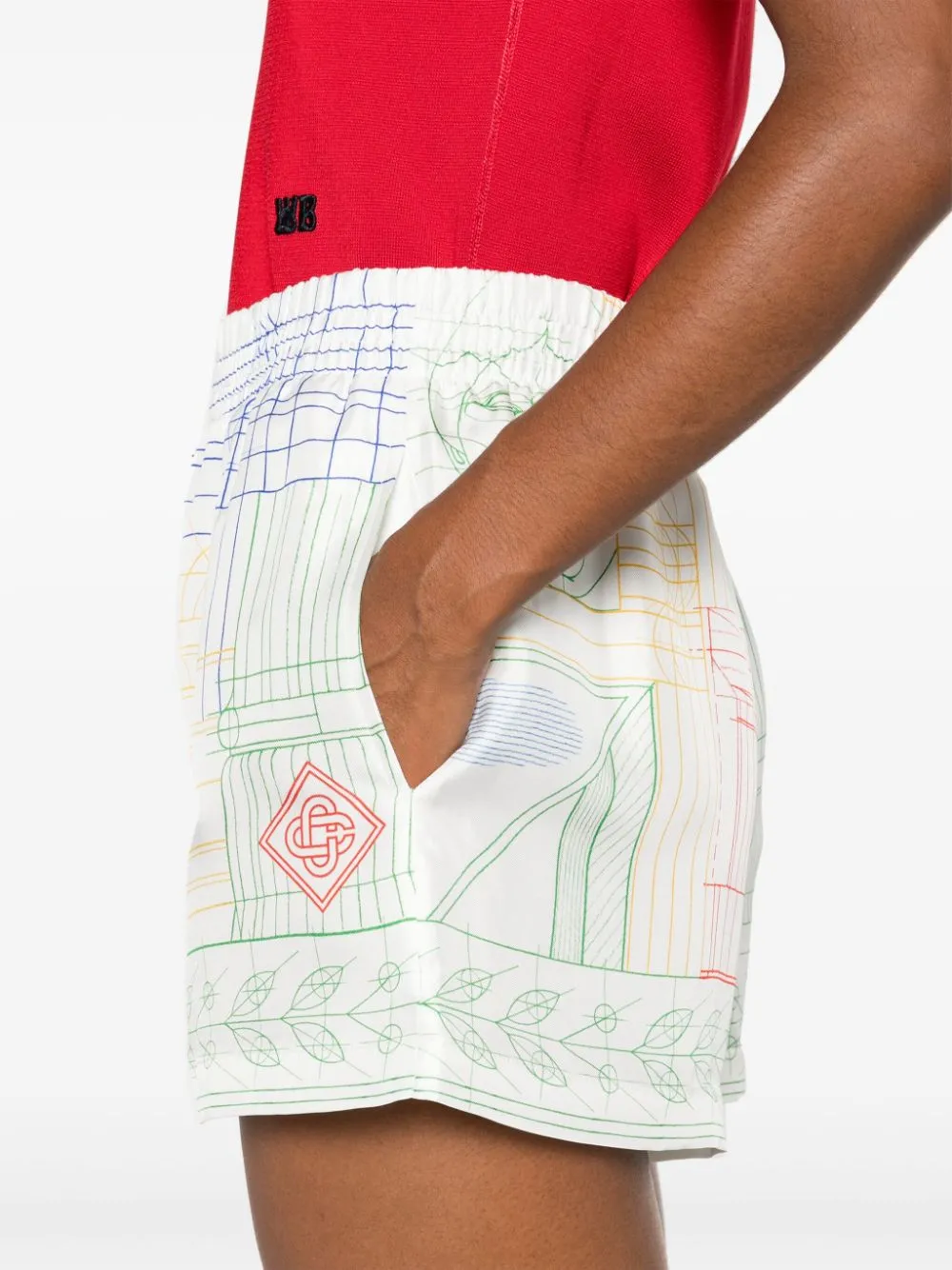 Tennis Play in Progress shorts