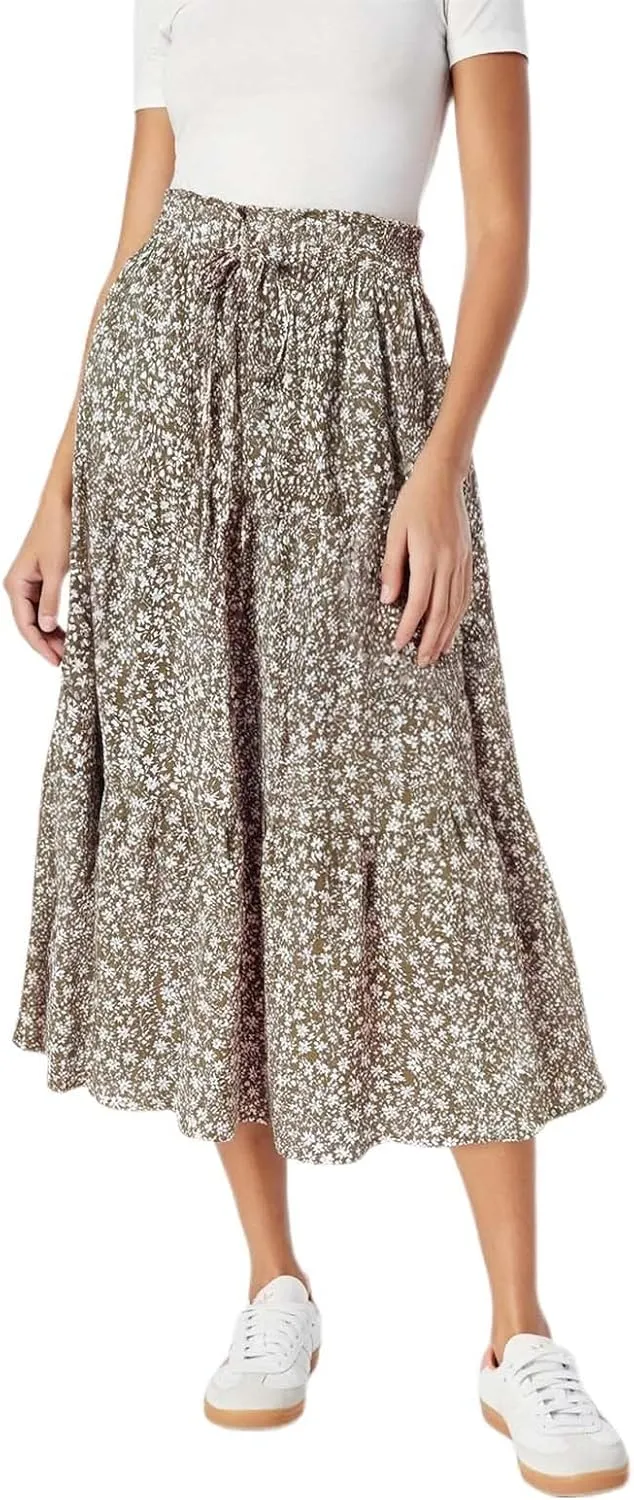 Tennis Skirt for Women Summer Vacation Bohemian Print High Elastic Waist Trendy A-Line Pleated Skirts Streetwear