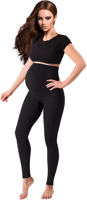 Terramed Just Think Comfort Maternity Leggings Pregnancy Medical Stockings Reduce Swelling Leg Cramps (8-12 mmHg)