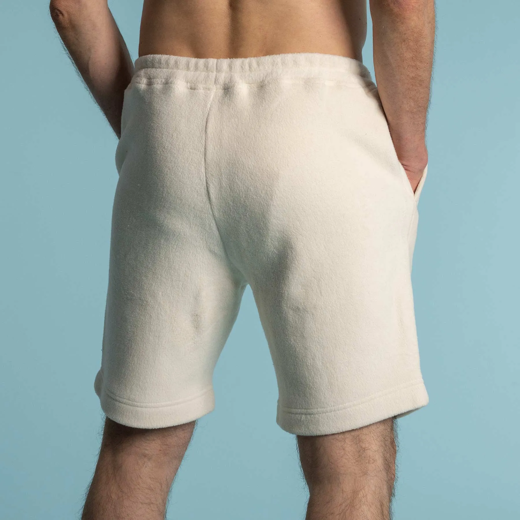 TETON 100% Organic Cotton Fleece Sweat Shorts (Covered Organic Elastic, Plastic-free, Organic Cotton Thread Option, 100% Biodegradable)