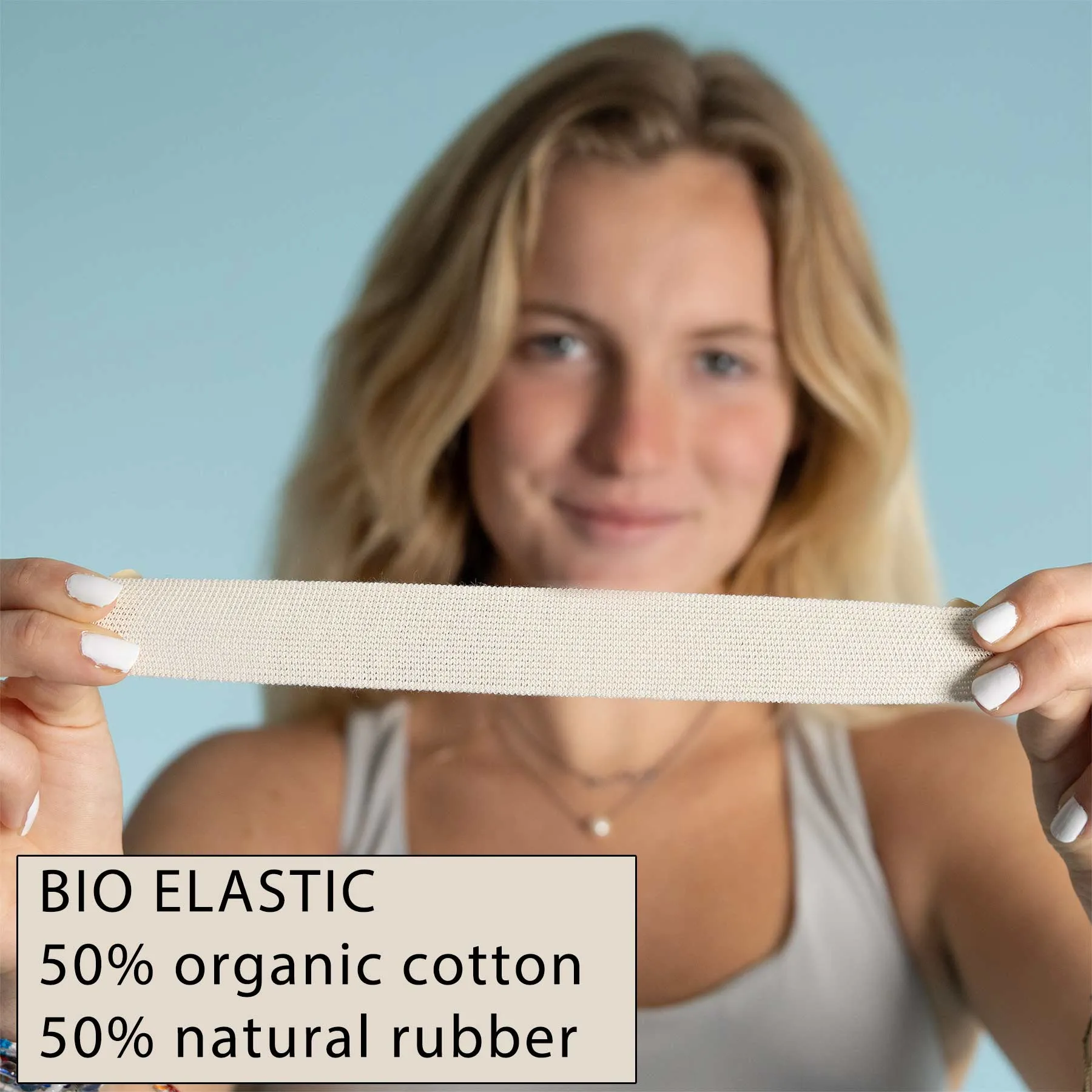 TETON 100% Organic Cotton Fleece Sweat Shorts (Covered Organic Elastic, Plastic-free, Organic Cotton Thread Option, 100% Biodegradable)