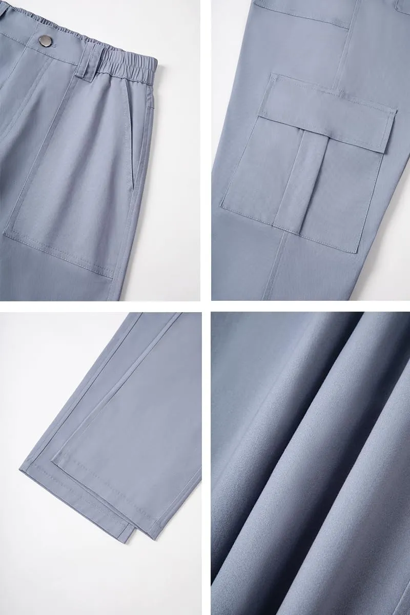 THWEI Cargo Pants for Women High Waisted Casual Pants Y2K Streetwear with 6 Pockets