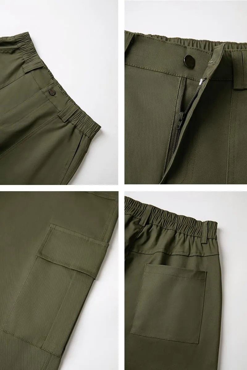 THWEI Cargo Pants for Women High Waisted Casual Pants Y2K Streetwear with 6 Pockets