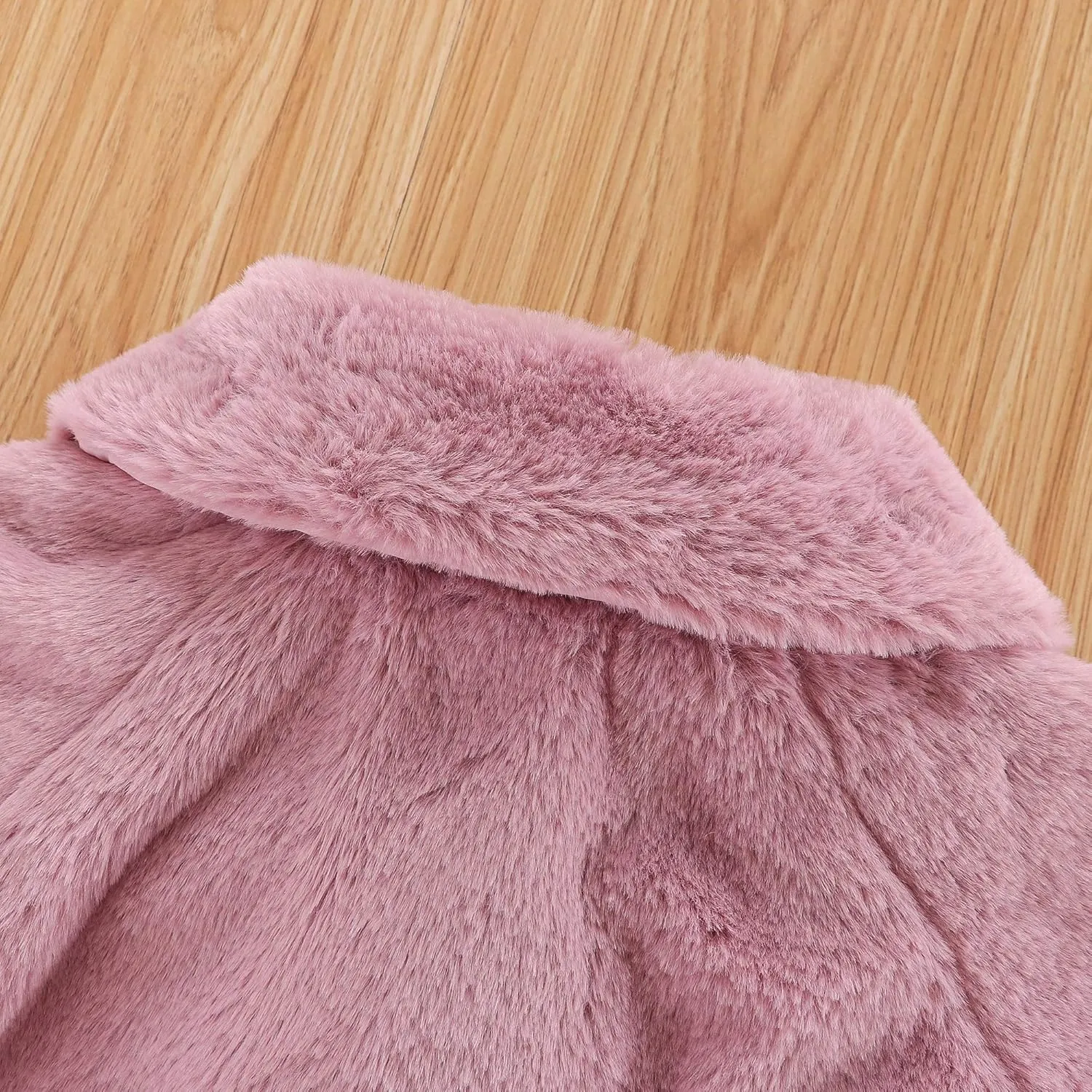 Toddler Baby Girl Winter Fur Coat Jacket Cloak Thicken Shawl Snowsuit Outerwear Clothes