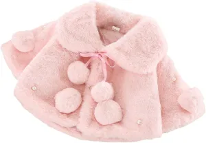 Toddler Baby Girl Winter Fur Coat Jacket Cloak Thicken Shawl Snowsuit Outerwear Clothes