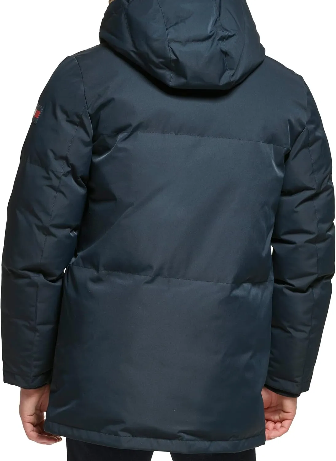 Tommy Hilfiger Men's Arctic Cloth Heavyweight Performance Parka Down Alternative Outerwear Coat