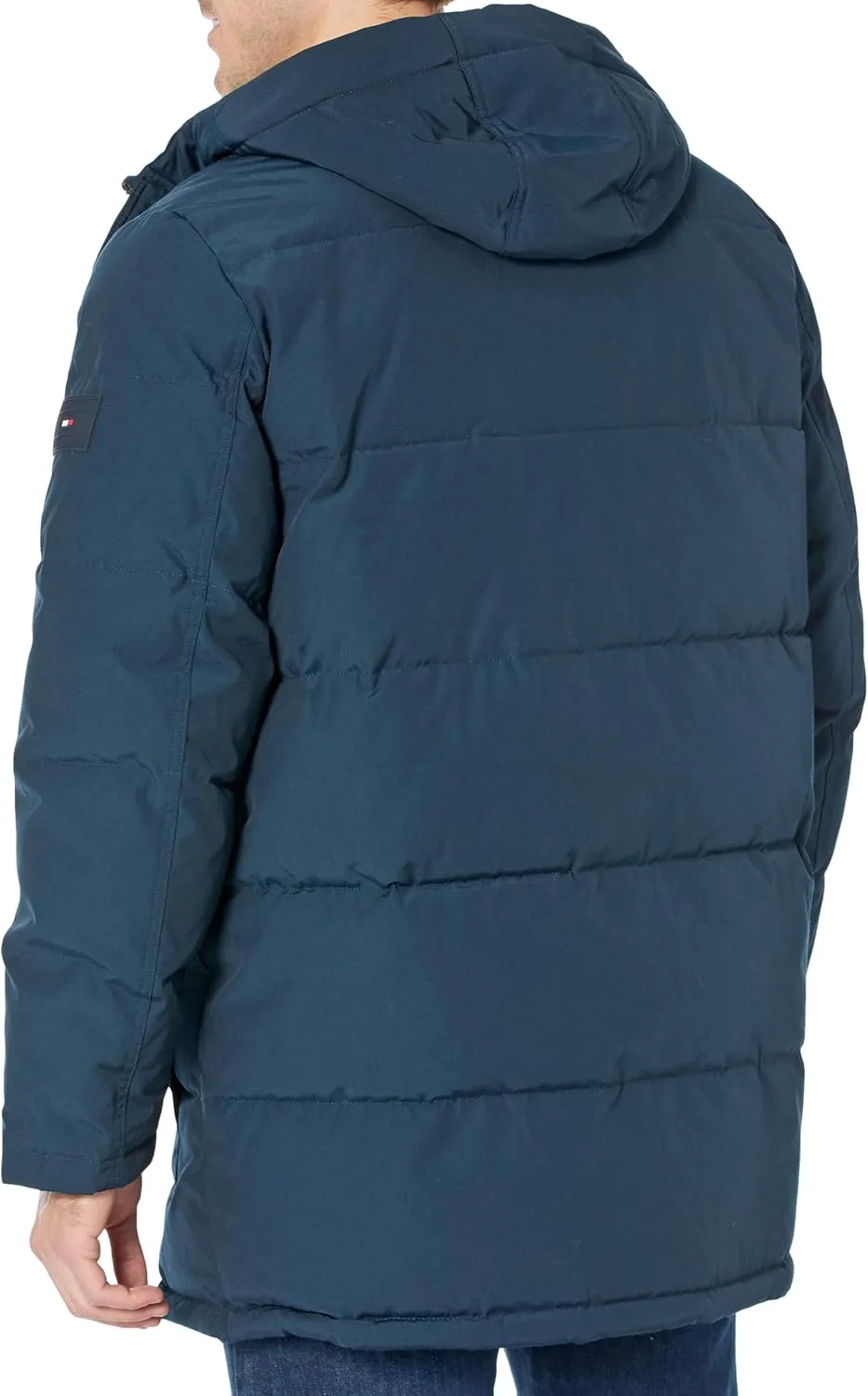 Tommy Hilfiger Men's Arctic Cloth Heavyweight Performance Parka Down Alternative Outerwear Coat