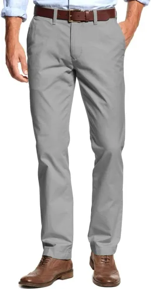 Tommy Hilfiger Men's Big and Tall Classic Fit Stretch Chino Pants, Drizzle R, 54X30