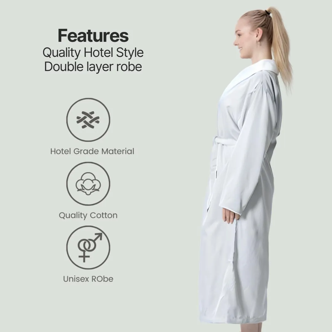 TOWELNROBE Luxurious Cotton Bathrobe  Waffle Spa long Bathrobe for Women