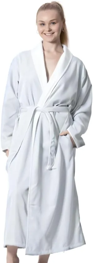 TOWELNROBE Luxurious Cotton Bathrobe  Waffle Spa long Bathrobe for Women