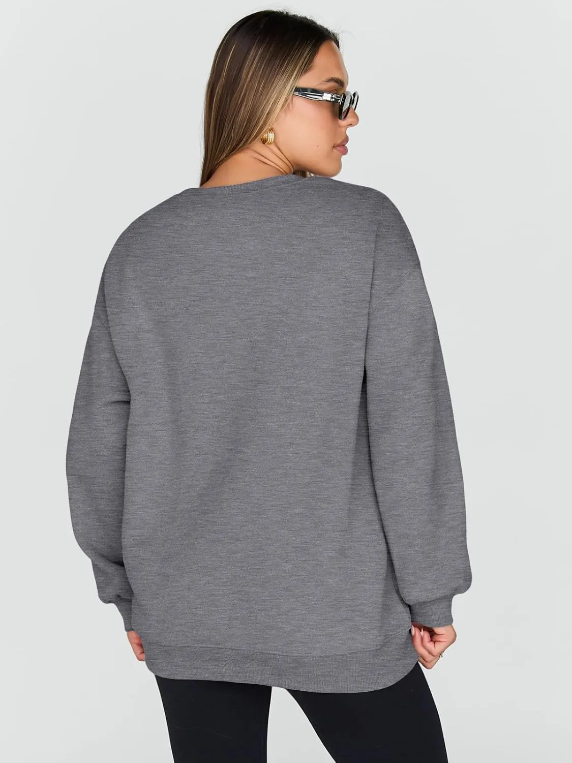 Trendy Queen Sweatshirts for Women Hoodies Oversized Crewneck Tops Sweaters Comfy Fall Winter Outfits Clothes 2025 Fashion