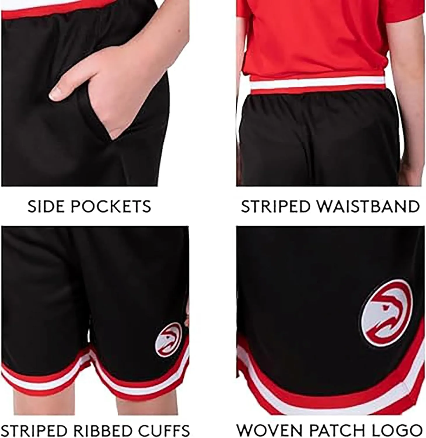 Ultra Game Boys' Active Knit Basketball Training Shorts