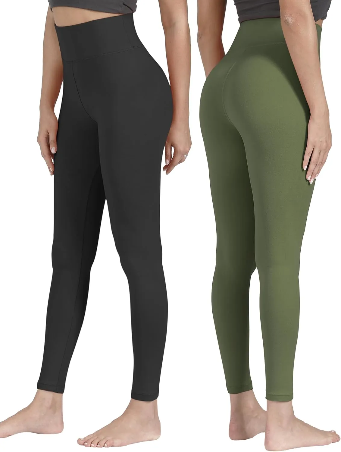 VALANDY High Waisted Leggings for Women Buttery Soft Stretchy Tummy Control Workout Yoga Running Pants One&Plus Size