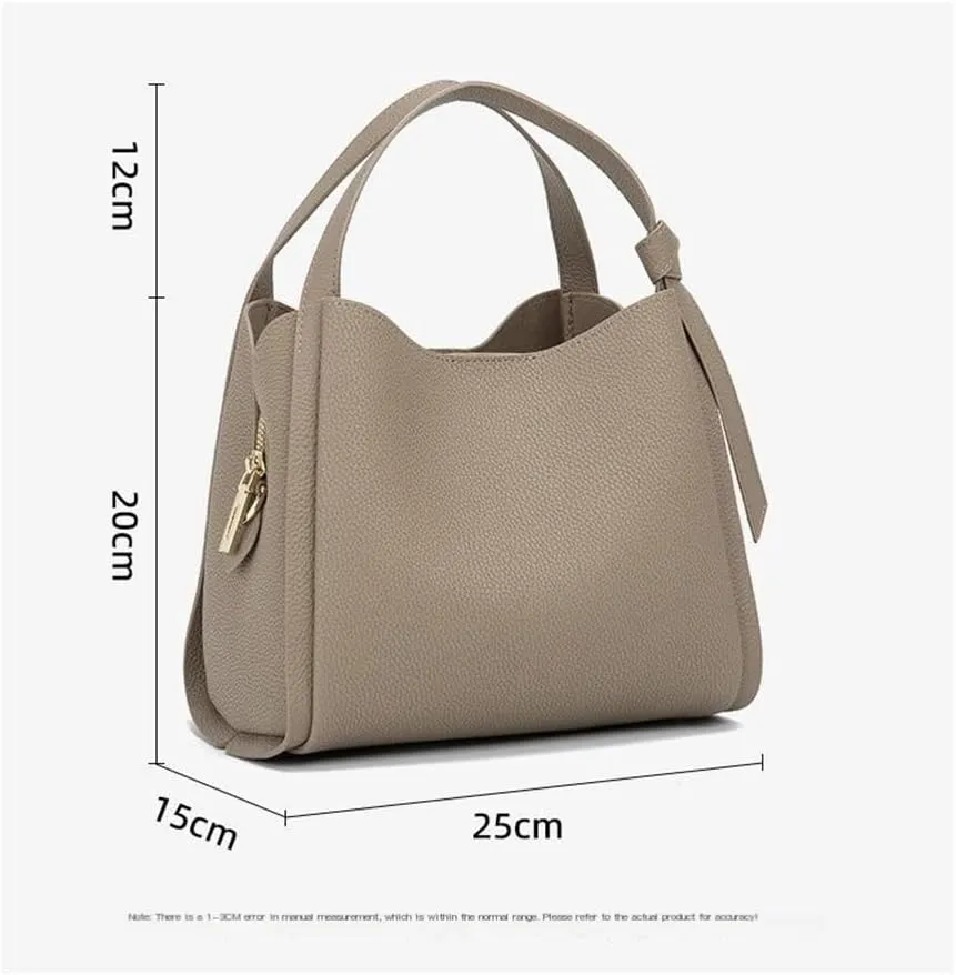 Versatile Large Capacity Portable Bucket Bag, Fashionable Vegetable Basket Bag, One Shoulder Crossbody Bag(Olive Green)