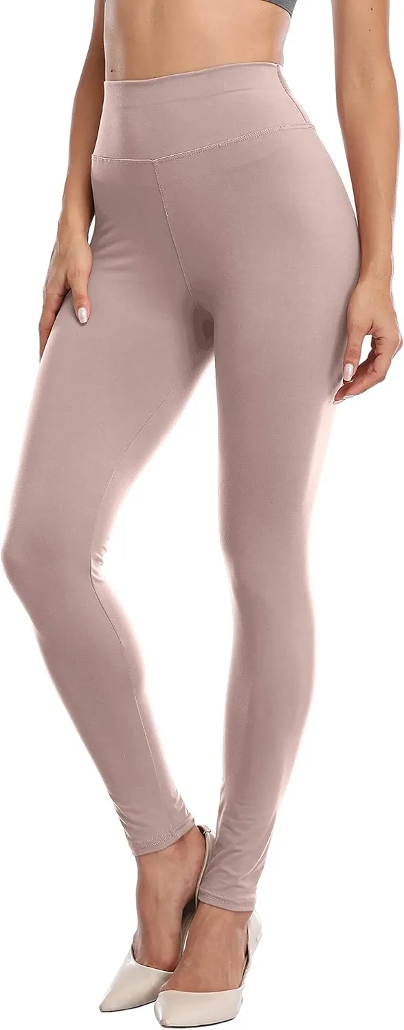 VESHINE Womens High Waisted Leggings Waist Control Yoga Pants Workout Tights Super Soft Trousers