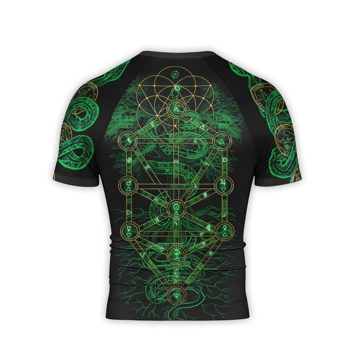 Viking World Tree Men's Short Sleeve Rash Guard