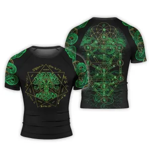 Viking World Tree Men's Short Sleeve Rash Guard