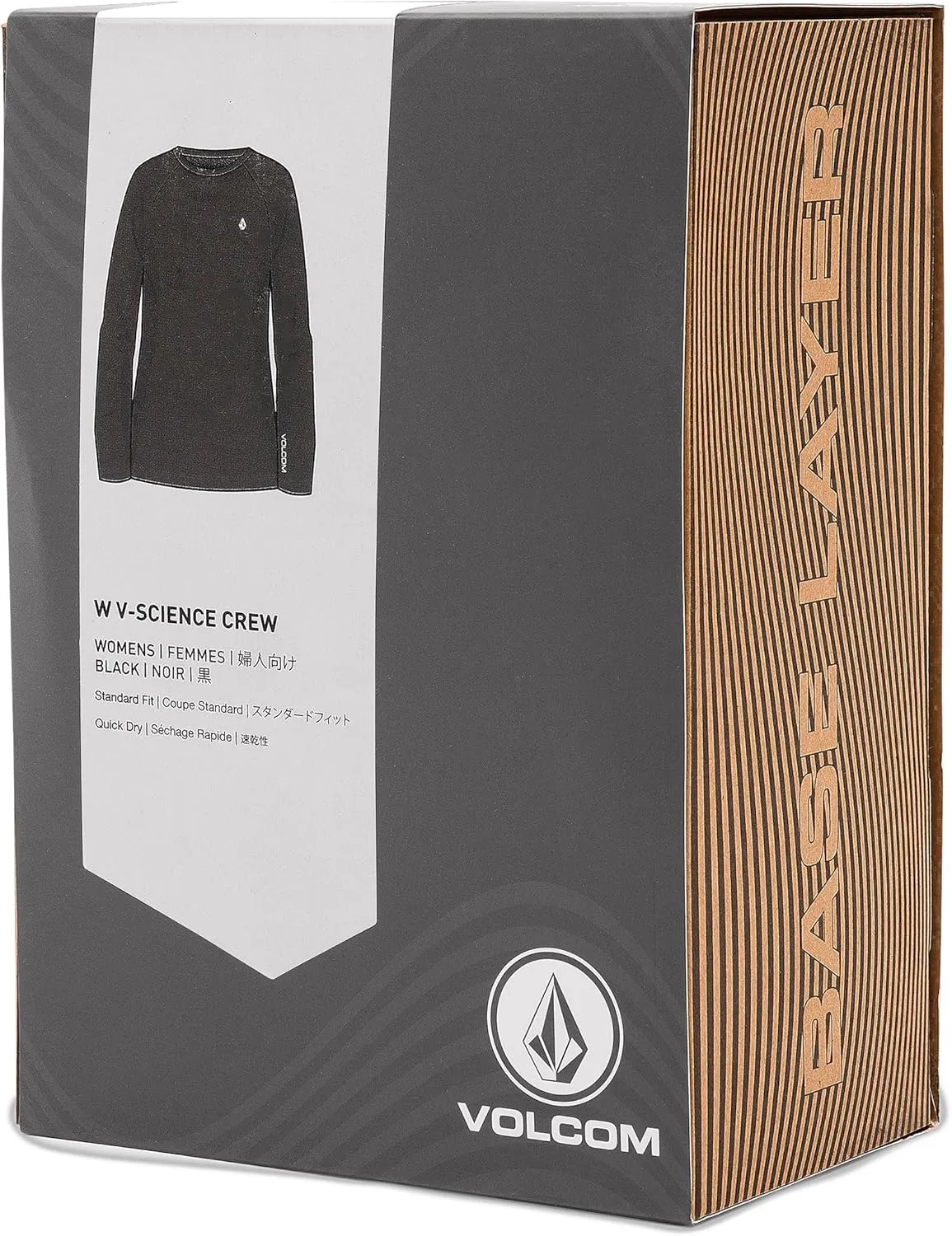 Volcom Women's V-Science Midweight Thermal Base Layer Long Sleeve Shirt